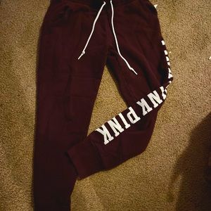 Maroon Pink joggers